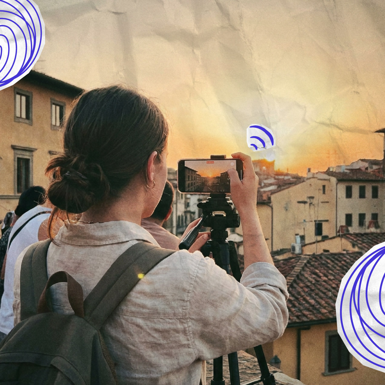 Creador de contenido de viajes, perfil de afiliado get eSIM.